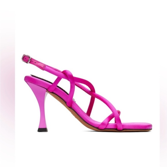 ‼️WOW‼️Proenza Schouler Square Strappy 90mm Sandals in Fuchsia - 8US/38EU 💕💕 - Picture 8 of 16